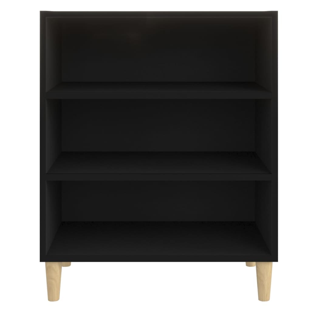 VidaXL Dressoir 57x35x70 cm bewerkt hout zwart