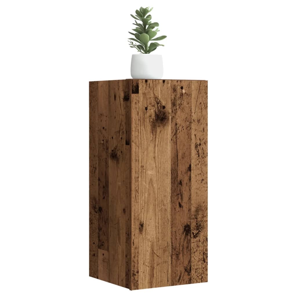 VidaXL Tv-meubelen 2 st 30,5x30x60 cm bewerkt hout oud houtkleurig