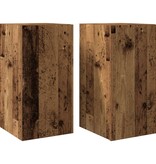 VidaXL Tv-meubelen 2 st 30,5x30x60 cm bewerkt hout oud houtkleurig