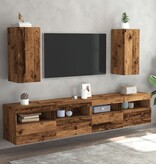 VidaXL Tv-meubelen 2 st 30,5x30x60 cm bewerkt hout oud houtkleurig