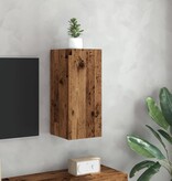 VidaXL Tv-meubel 30,5x30x60 cm bewerkt hout oud houtkleurig