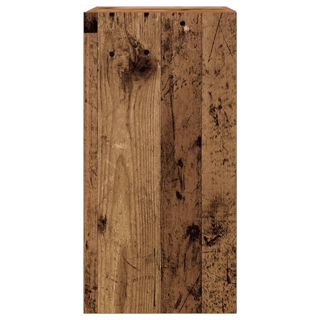 VidaXL Tv-meubel 30,5x30x60 cm bewerkt hout oud houtkleurig