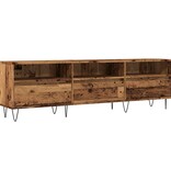 VidaXL Tv-meubel 150x30x44,5 cm bewerkt hout oud houtkleurig