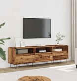 VidaXL Tv-meubel 150x30x44,5 cm bewerkt hout oud houtkleurig
