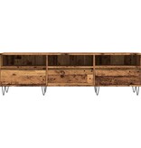 VidaXL Tv-meubel 150x30x44,5 cm bewerkt hout oud houtkleurig