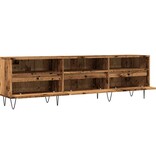 VidaXL Tv-meubel 150x30x44,5 cm bewerkt hout oud houtkleurig