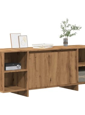 VidaXL Tv-meubel 130x35x50 cm bewerkt hout artisanaal eikenkleur