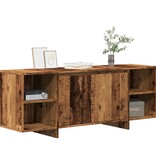 VidaXL Tv-meubel 130x35x50 cm bewerkt hout oud houtkleurig