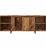 VidaXL Tv-meubel 130x35x50 cm bewerkt hout oud houtkleurig