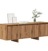 VidaXL Tv-meubel 120x30x40,5 cm bewerkt hout artisanaal eikenkleurig