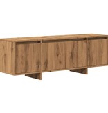 VidaXL Tv-meubel 120x30x40,5 cm bewerkt hout artisanaal eikenkleurig