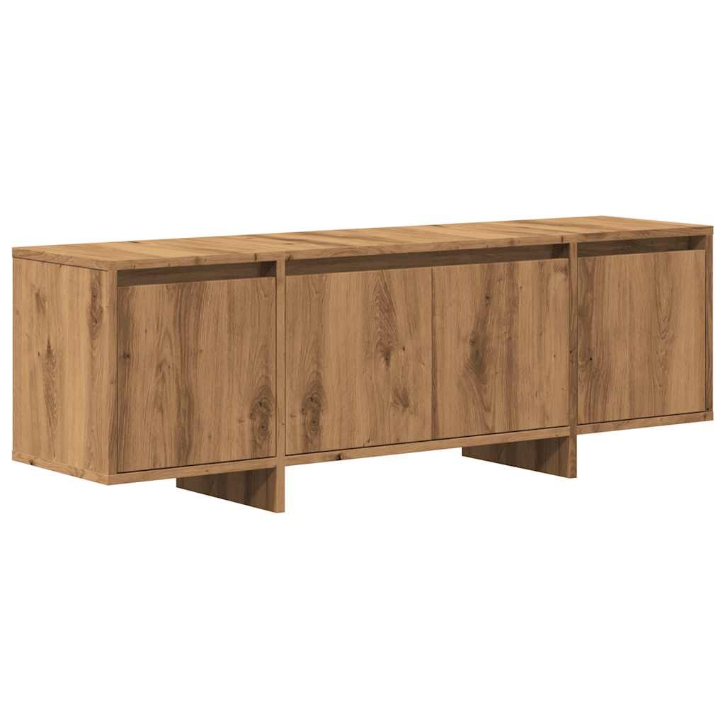 VidaXL Tv-meubel 120x30x40,5 cm bewerkt hout artisanaal eikenkleurig