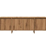 VidaXL Tv-meubel 120x30x40,5 cm bewerkt hout artisanaal eikenkleurig