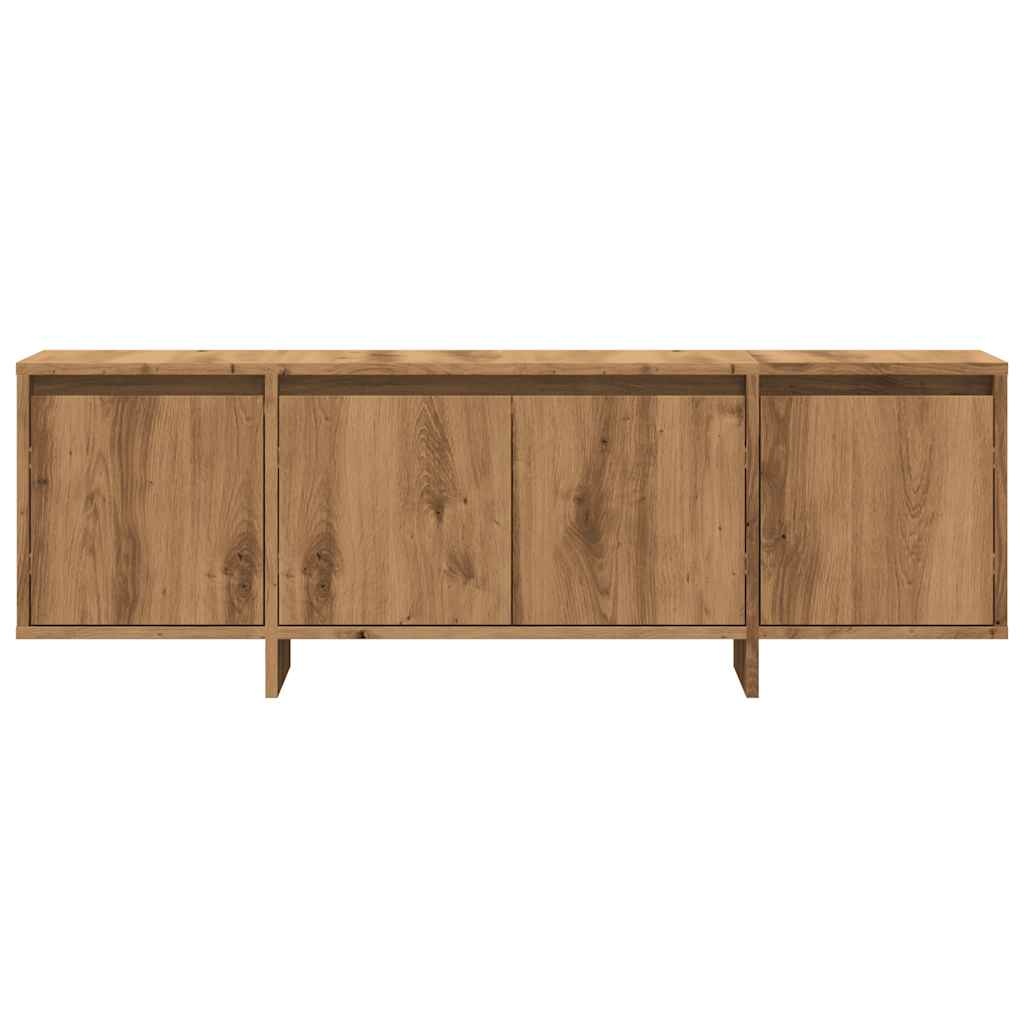 VidaXL Tv-meubel 120x30x40,5 cm bewerkt hout artisanaal eikenkleurig