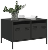 VidaXL Tv-meubel 68x50x43,5 cm koudgewalst staal zwart