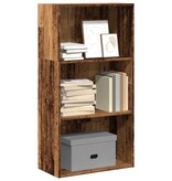 VidaXL Boekenkast 60x30x114 cm bewerkt hout oud houtkleurig