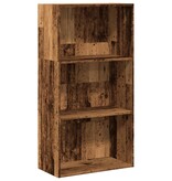 VidaXL Boekenkast 60x30x114 cm bewerkt hout oud houtkleurig