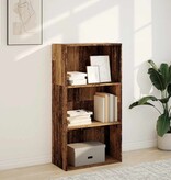 VidaXL Boekenkast 60x30x114 cm bewerkt hout oud houtkleurig