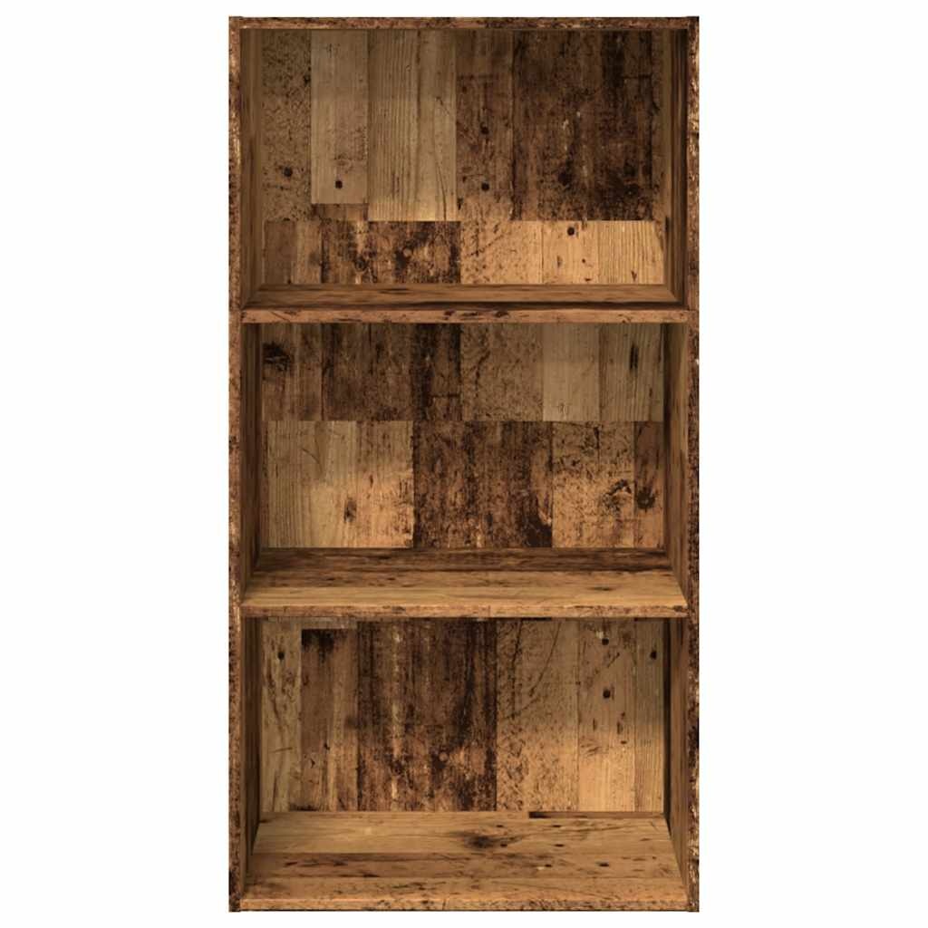 VidaXL Boekenkast 60x30x114 cm bewerkt hout oud houtkleurig