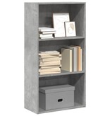 VidaXL Boekenkast 60x30x114 cm bewerkt hout betongrijs