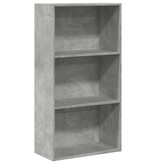 VidaXL Boekenkast 60x30x114 cm bewerkt hout betongrijs