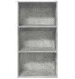 VidaXL Boekenkast 60x30x114 cm bewerkt hout betongrijs