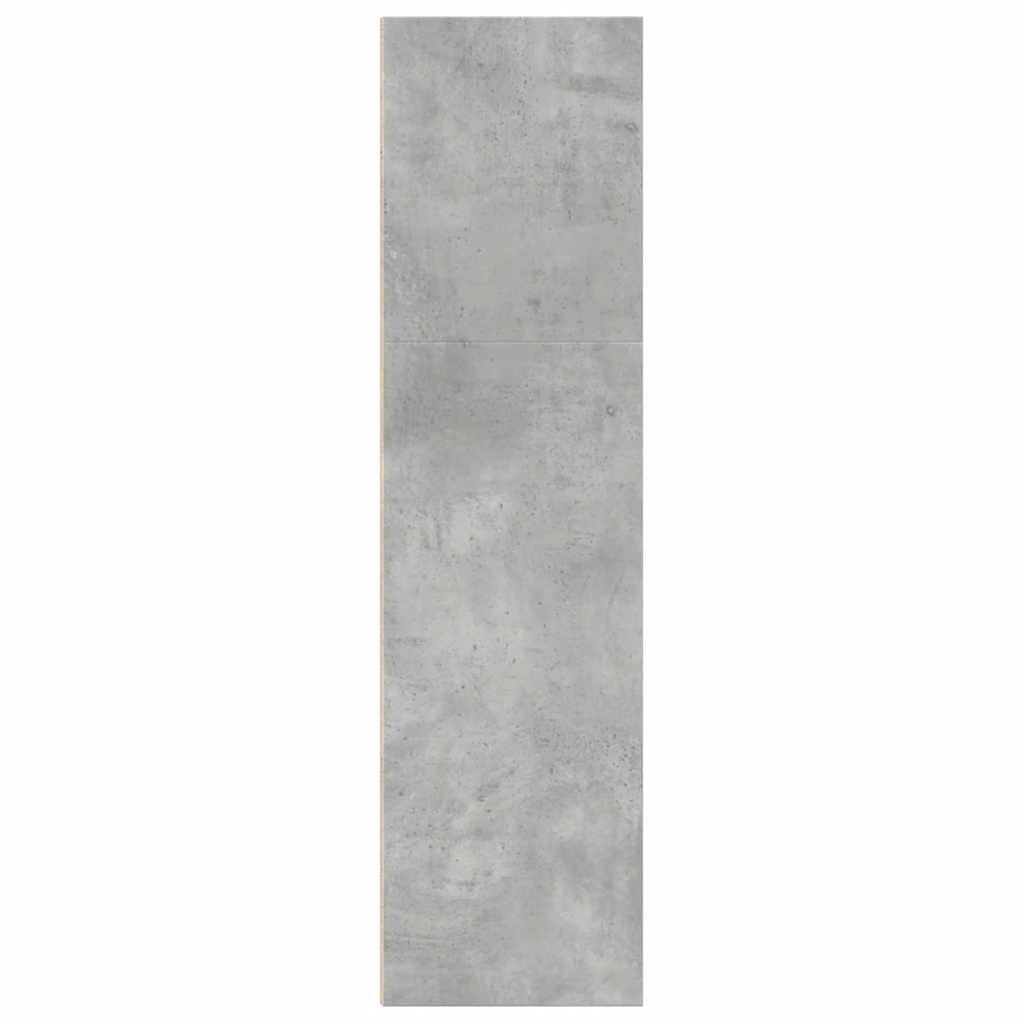 VidaXL Boekenkast 60x30x114 cm bewerkt hout betongrijs