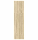 VidaXL Boekenkast 60x30x114 cm bewerkt hout sonoma eikenkleurig