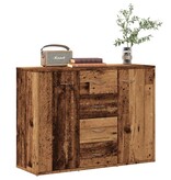 VidaXL Dressoir 88x30x64 cm bewerkt hout oud houtkleurig