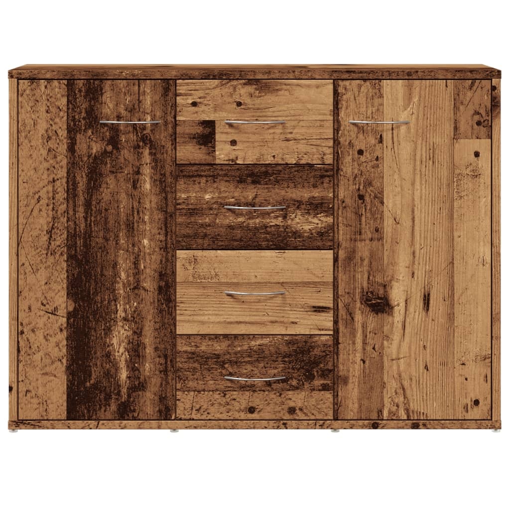 VidaXL Dressoir 88x30x64 cm bewerkt hout oud houtkleurig