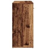 VidaXL Dressoir 88x30x64 cm bewerkt hout oud houtkleurig