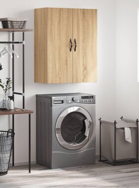 VidaXL Wandkast 69,5x34x90 cm bewerkt hout sonoma eikenkleurig