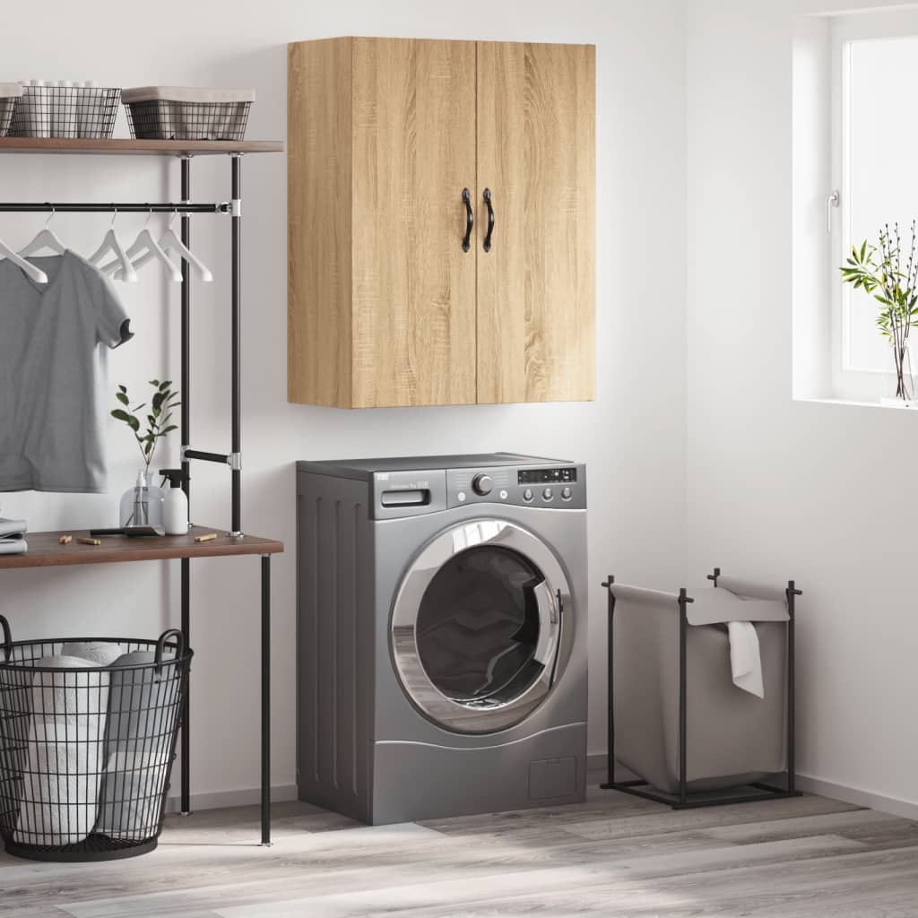 VidaXL Wandkast 69,5x34x90 cm bewerkt hout sonoma eikenkleurig