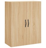 VidaXL Wandkast 69,5x34x90 cm bewerkt hout sonoma eikenkleurig