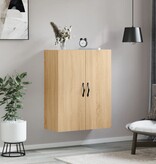 VidaXL Wandkast 69,5x34x90 cm bewerkt hout sonoma eikenkleurig