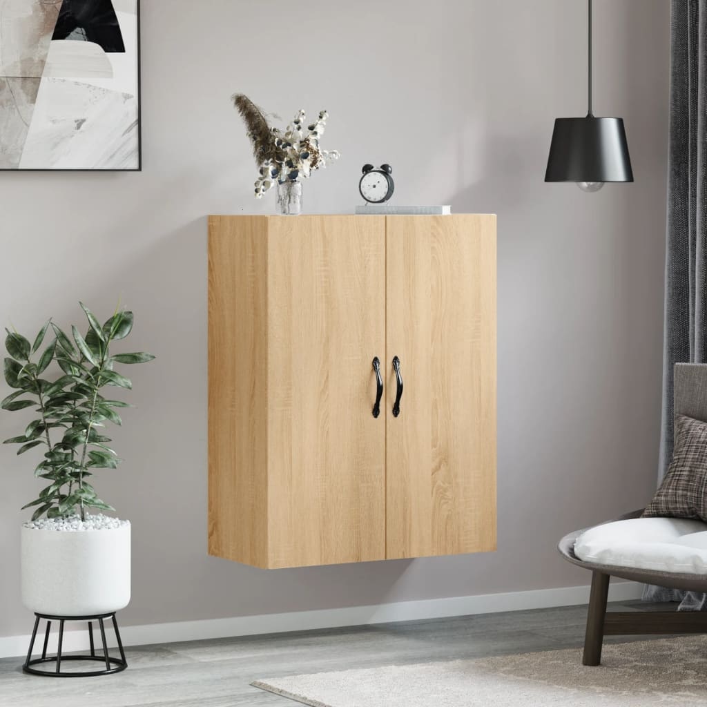 VidaXL Wandkast 69,5x34x90 cm bewerkt hout sonoma eikenkleurig