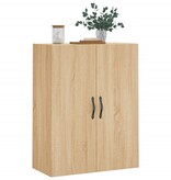 VidaXL Wandkast 69,5x34x90 cm bewerkt hout sonoma eikenkleurig