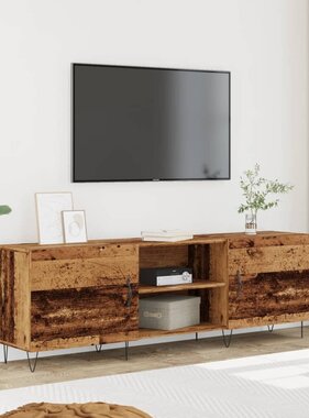 VidaXL Tv-meubel 150x30x50 cm bewerkt hout oud houtkleurig