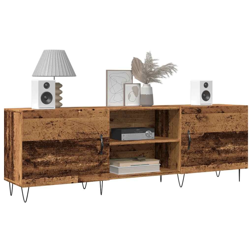VidaXL Tv-meubel 150x30x50 cm bewerkt hout oud houtkleurig