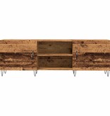 VidaXL Tv-meubel 150x30x50 cm bewerkt hout oud houtkleurig