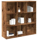 VidaXL Boekenkast 98x29x97,5 cm oud houtkleurig