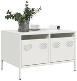 VidaXL Tv-meubel 68x50x43,5 cm koudgewalst staal wit