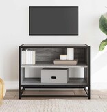 VidaXL Tv-meubel 61x40x46 cm bewerkt hout metaal grijs sonoma eiken