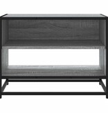 VidaXL Tv-meubel 61x40x46 cm bewerkt hout metaal grijs sonoma eiken