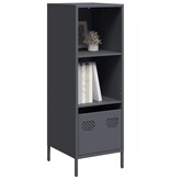 VidaXL Hoge kast 35x39x103,5 cm staal antracietkleurig