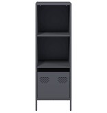 VidaXL Hoge kast 35x39x103,5 cm staal antracietkleurig