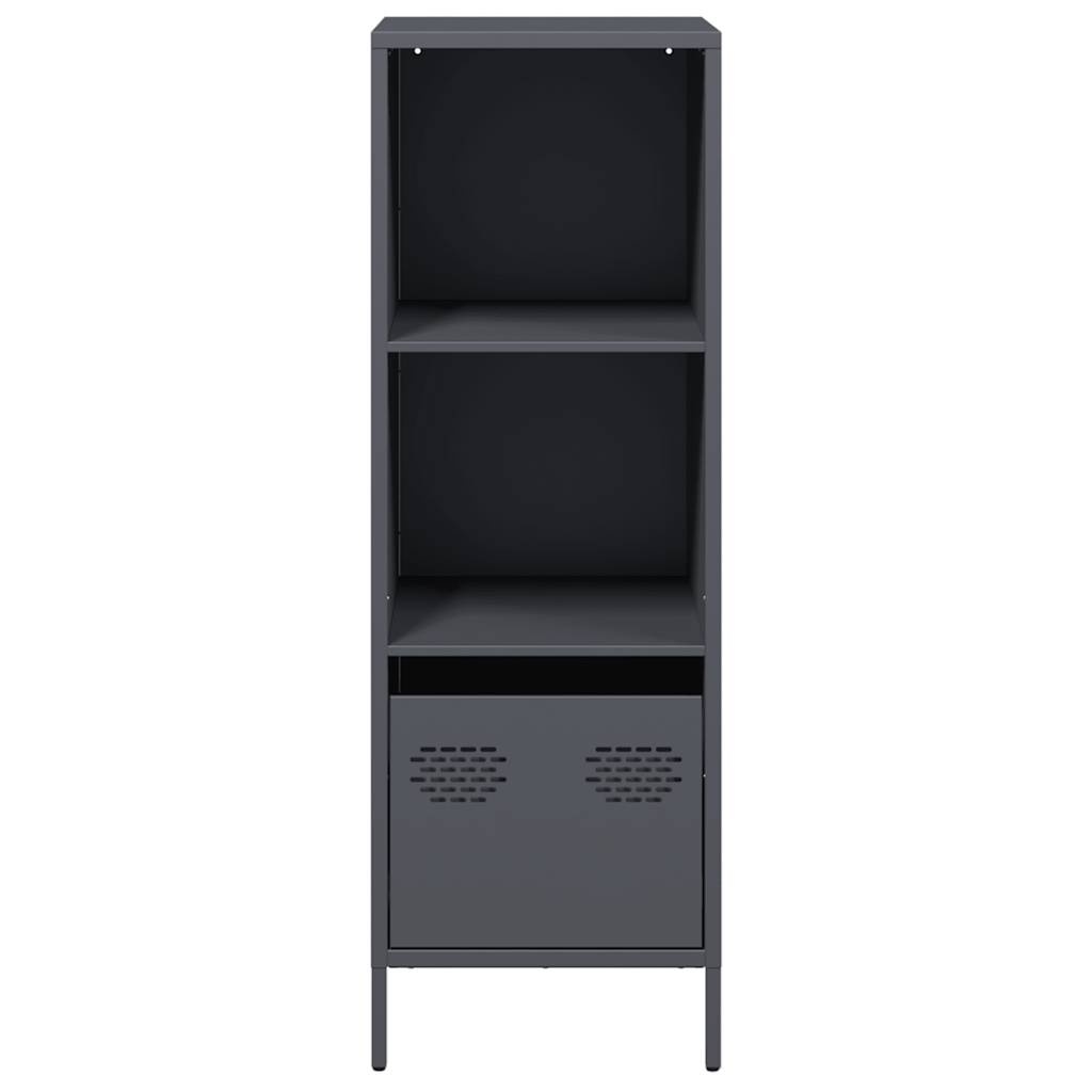 VidaXL Hoge kast 35x39x103,5 cm staal antracietkleurig