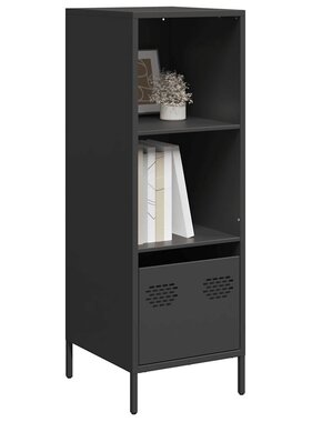 VidaXL Hoge kast 35x39x103,5 cm staal zwart