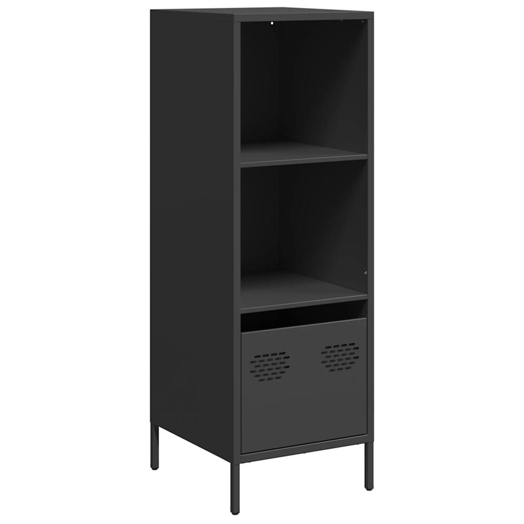 VidaXL Hoge kast 35x39x103,5 cm staal zwart