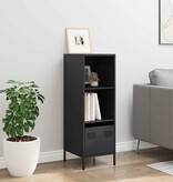 VidaXL Hoge kast 35x39x103,5 cm staal zwart
